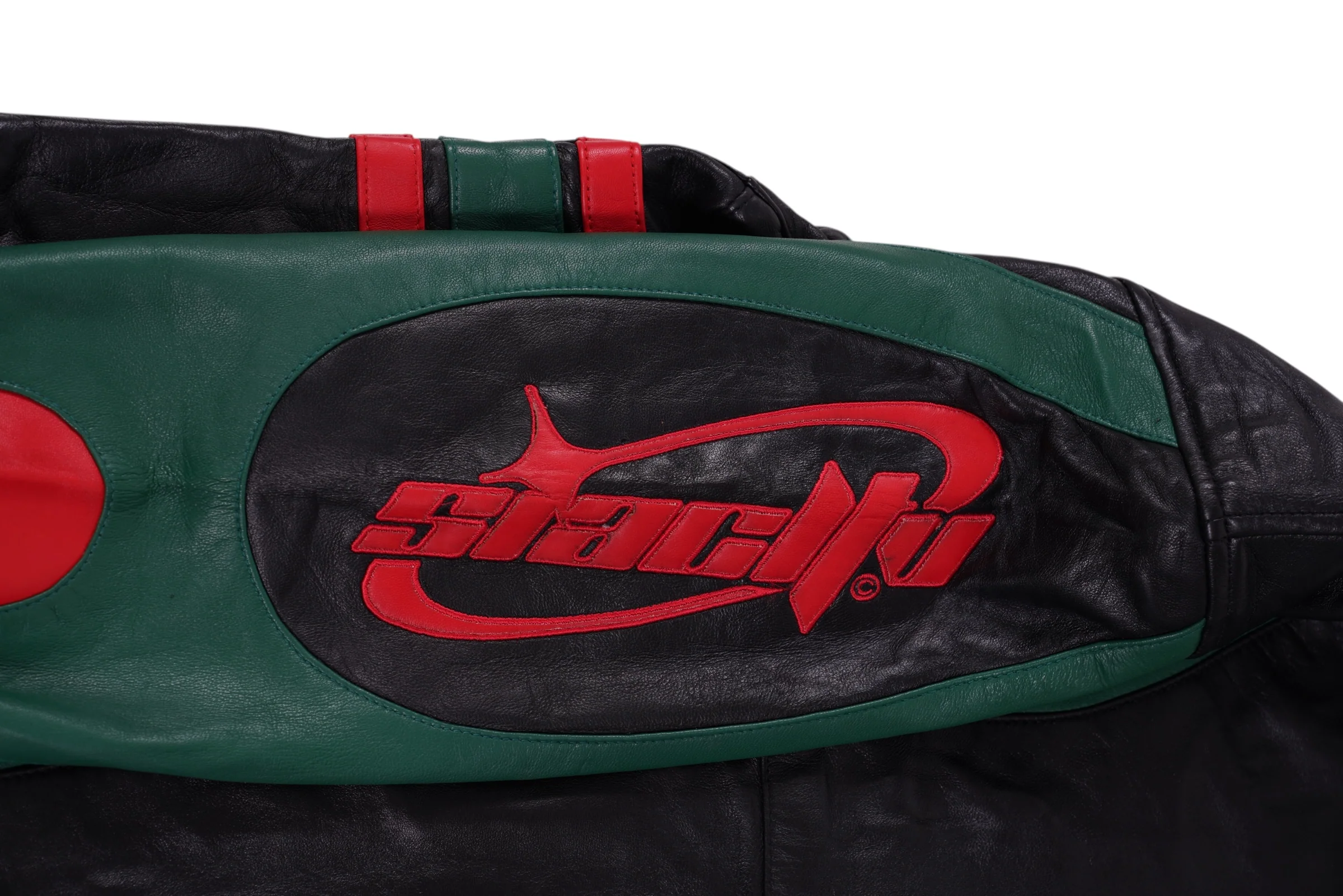 LEATHER TRACK HOODIE (RBG) - Image 3
