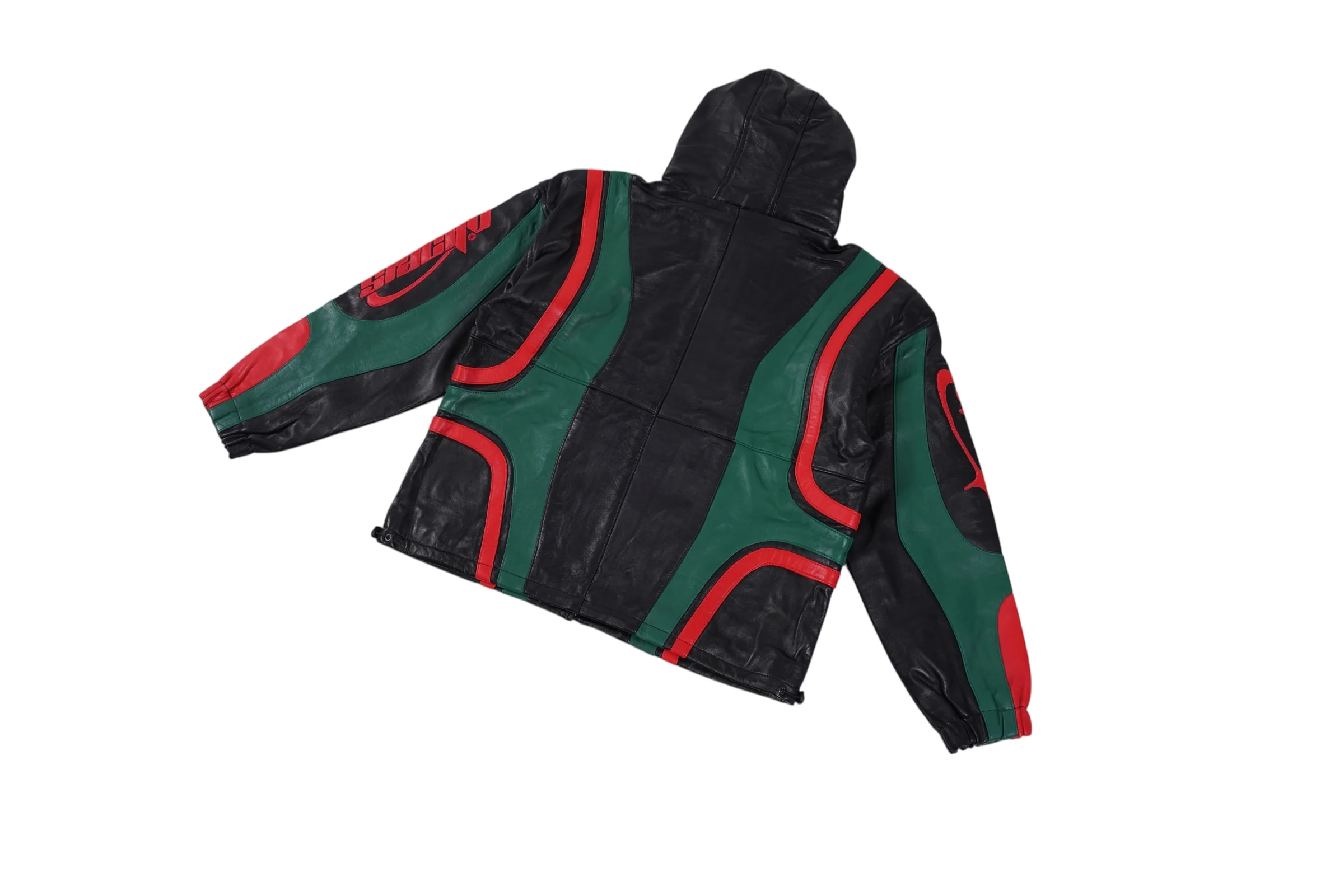 LEATHER TRACK HOODIE (RBG) - Image 5