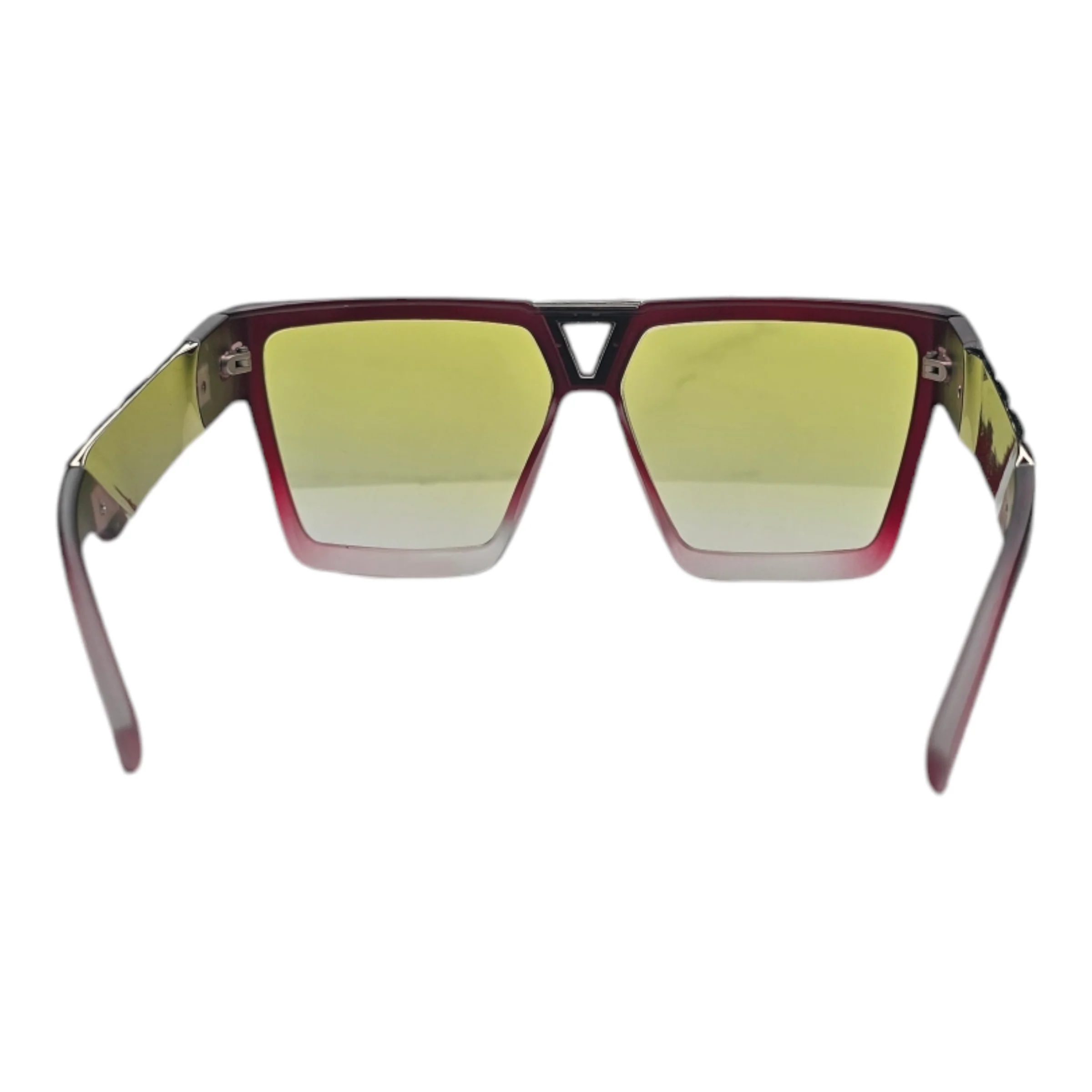 CUBAN CHAIN GLASSES (Burgundy Fade) - Image 4