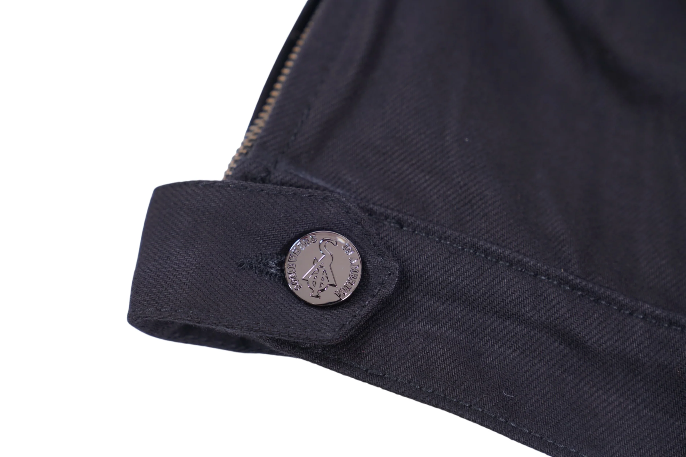 Denim Hoodie (Black) - Image 3