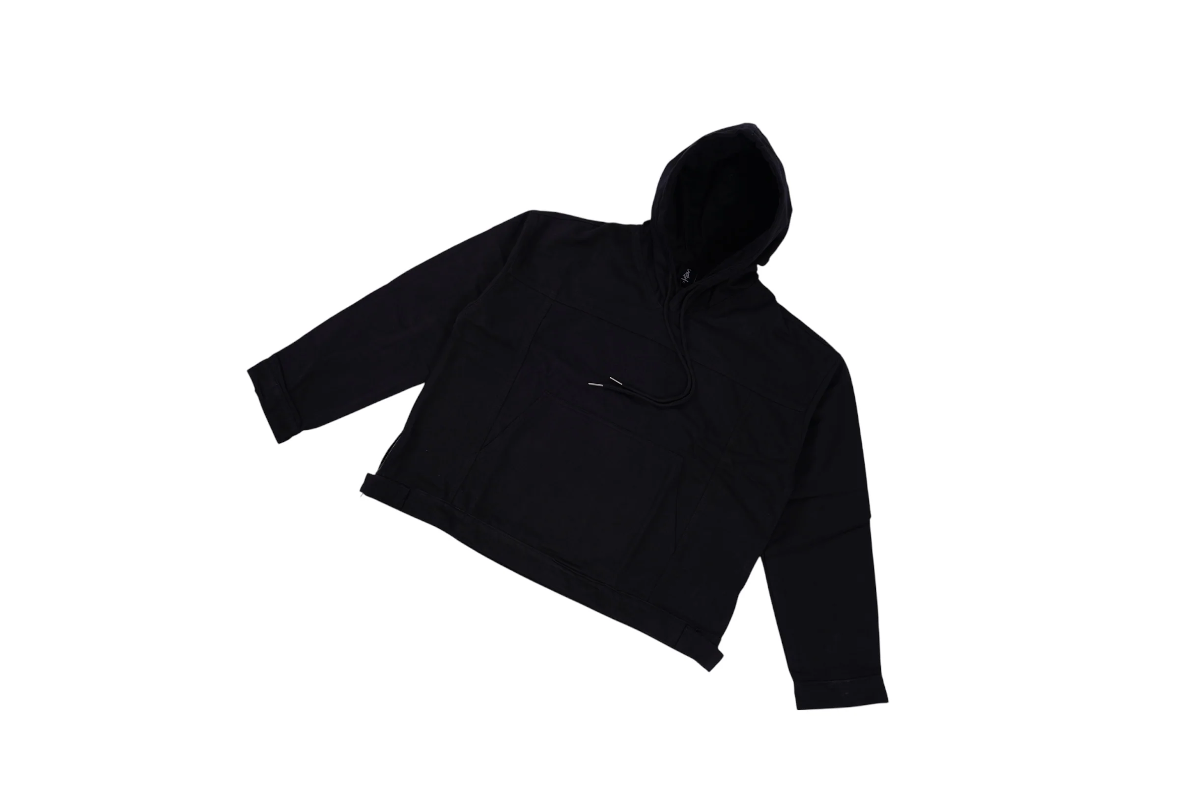 Denim Hoodie (Black) - Image 4