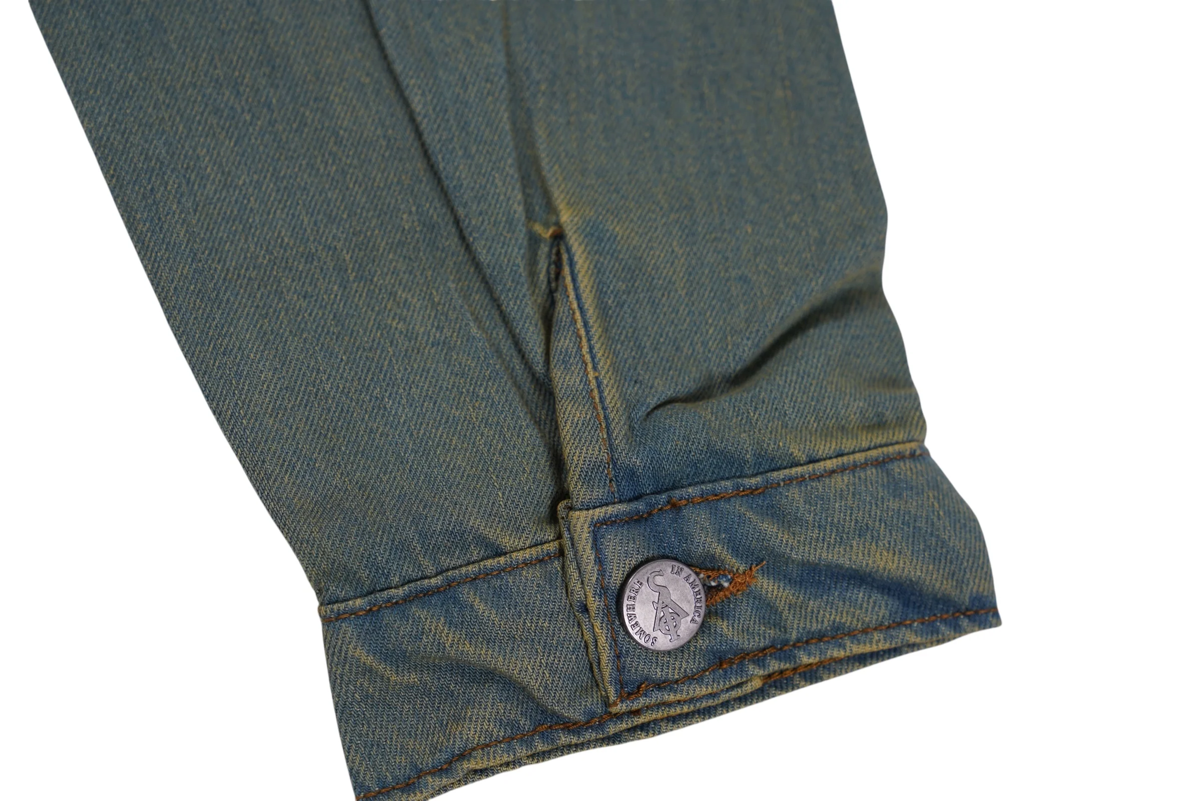 Denim Hoodie (Antique wash) - Image 5