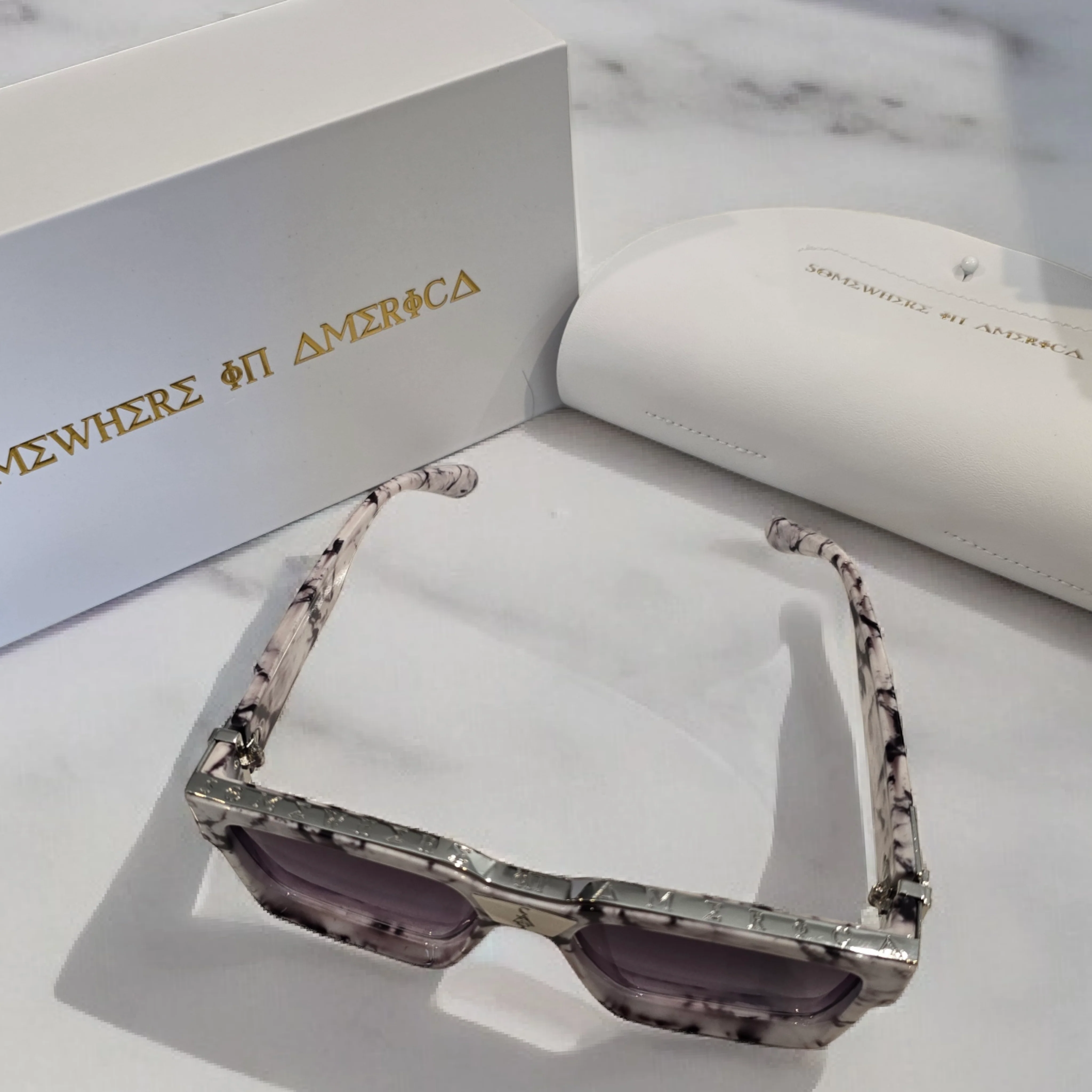 ENTREPRENEUR GLASSES (White Marble) - Image 3