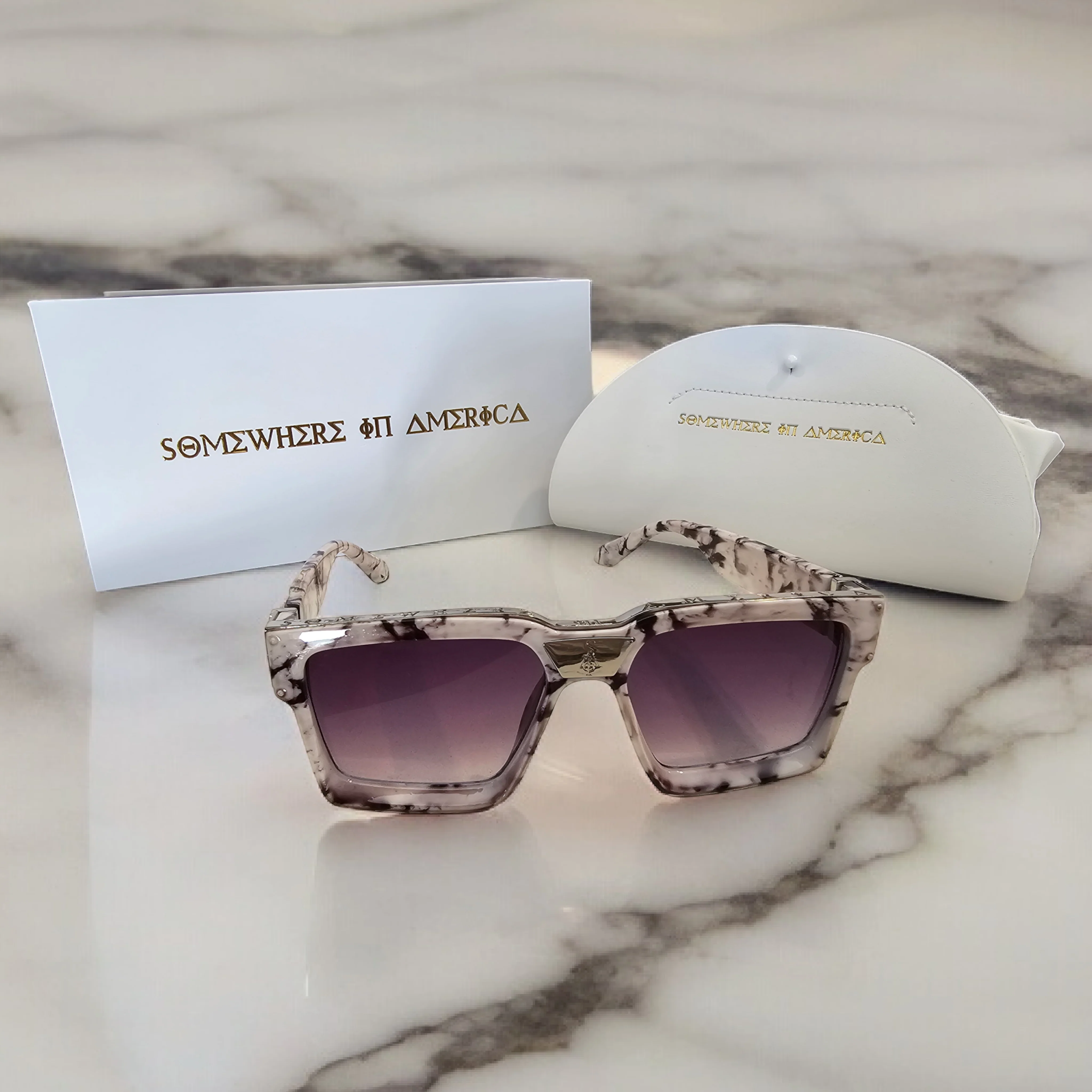 ENTREPRENEUR GLASSES (White Marble) - Image 4