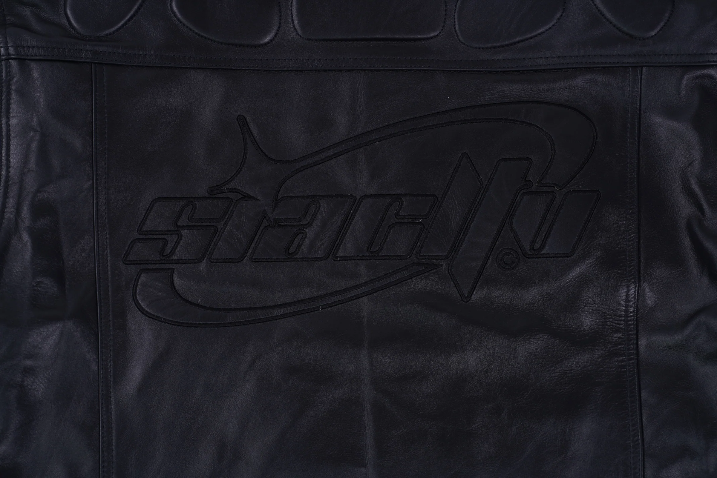 LEATHER MOTO JACKET (BLACK) - Image 3
