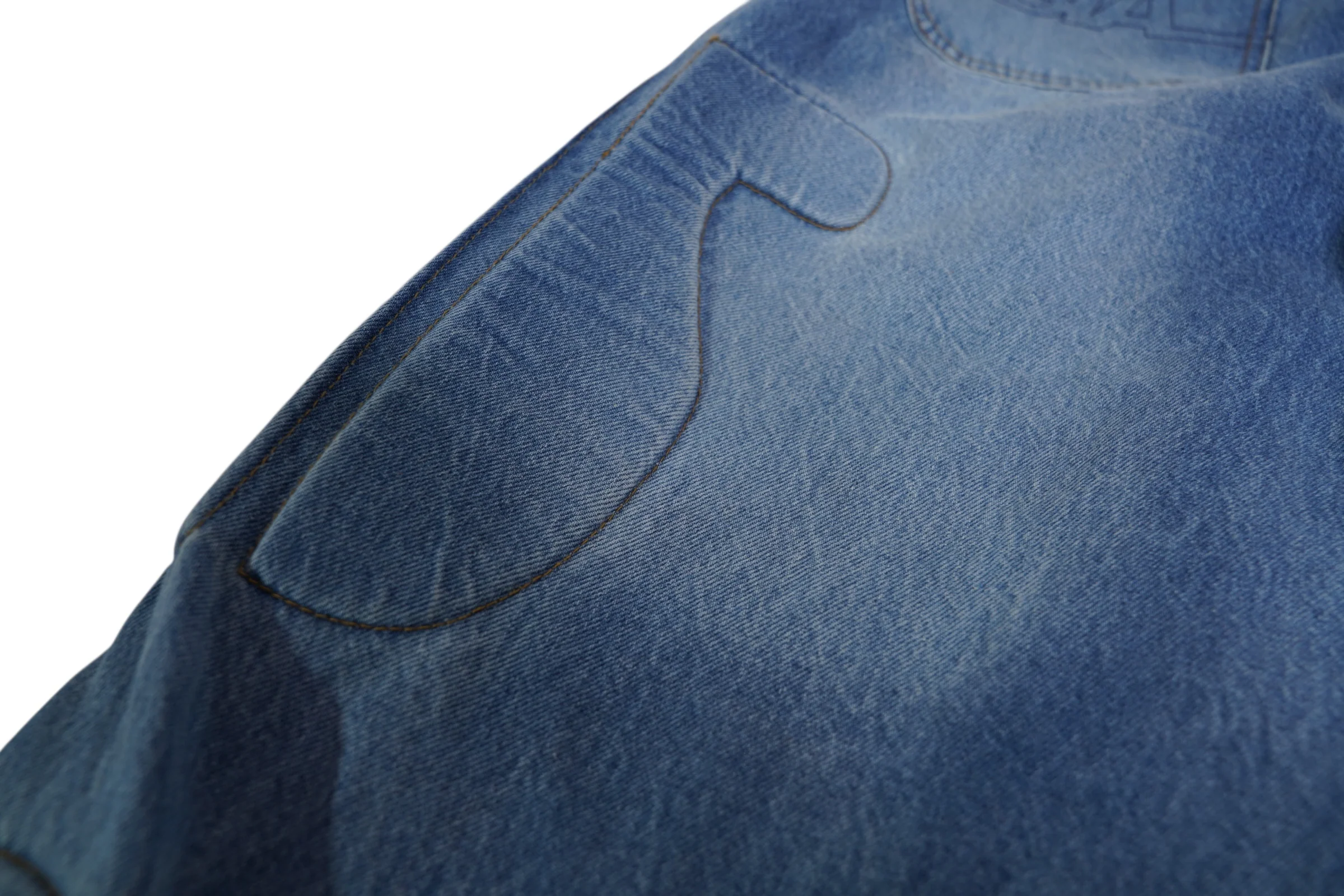 MOTO DENIM PADDED PANTS (BLUE) - Image 6