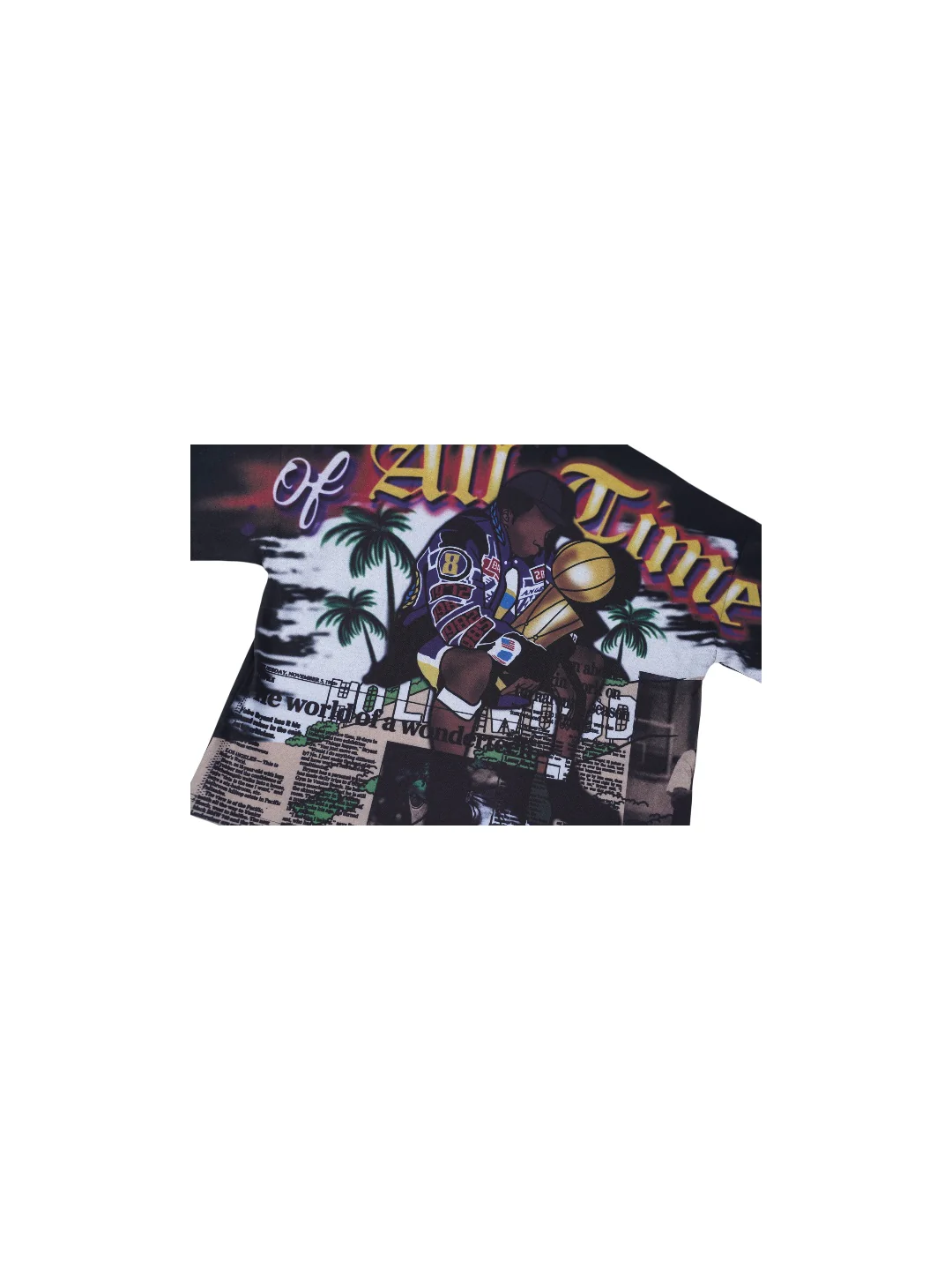Oversized Art Tee (G.O.A.T) -BLACK - Image 3