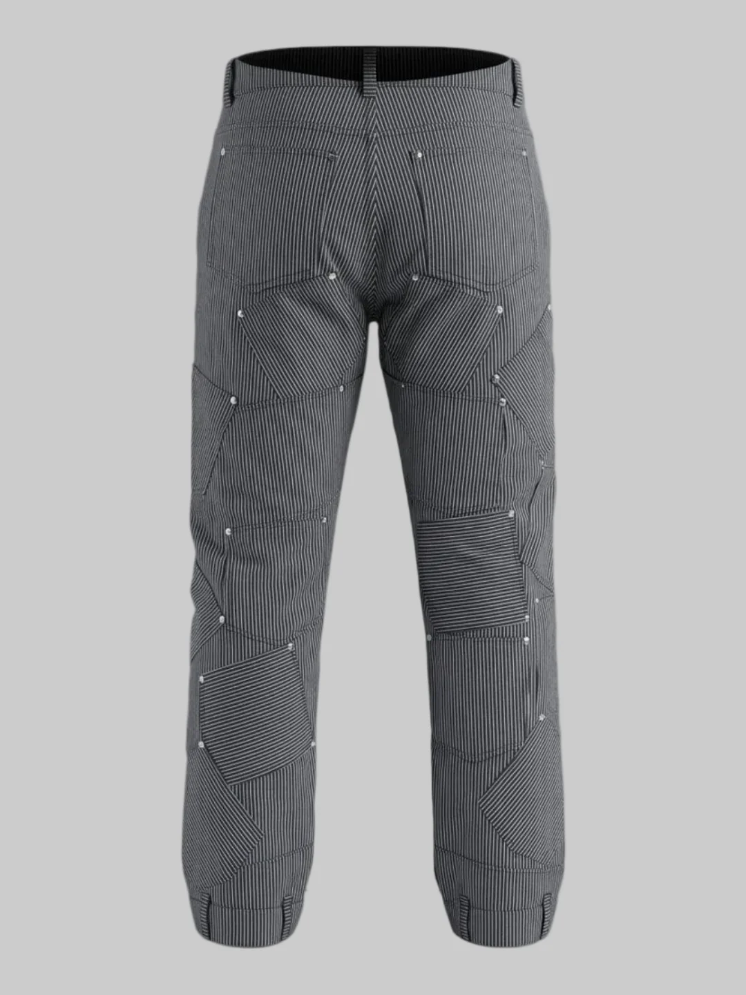 Conductor Denim Upside Down Pants (Navy) - Image 2