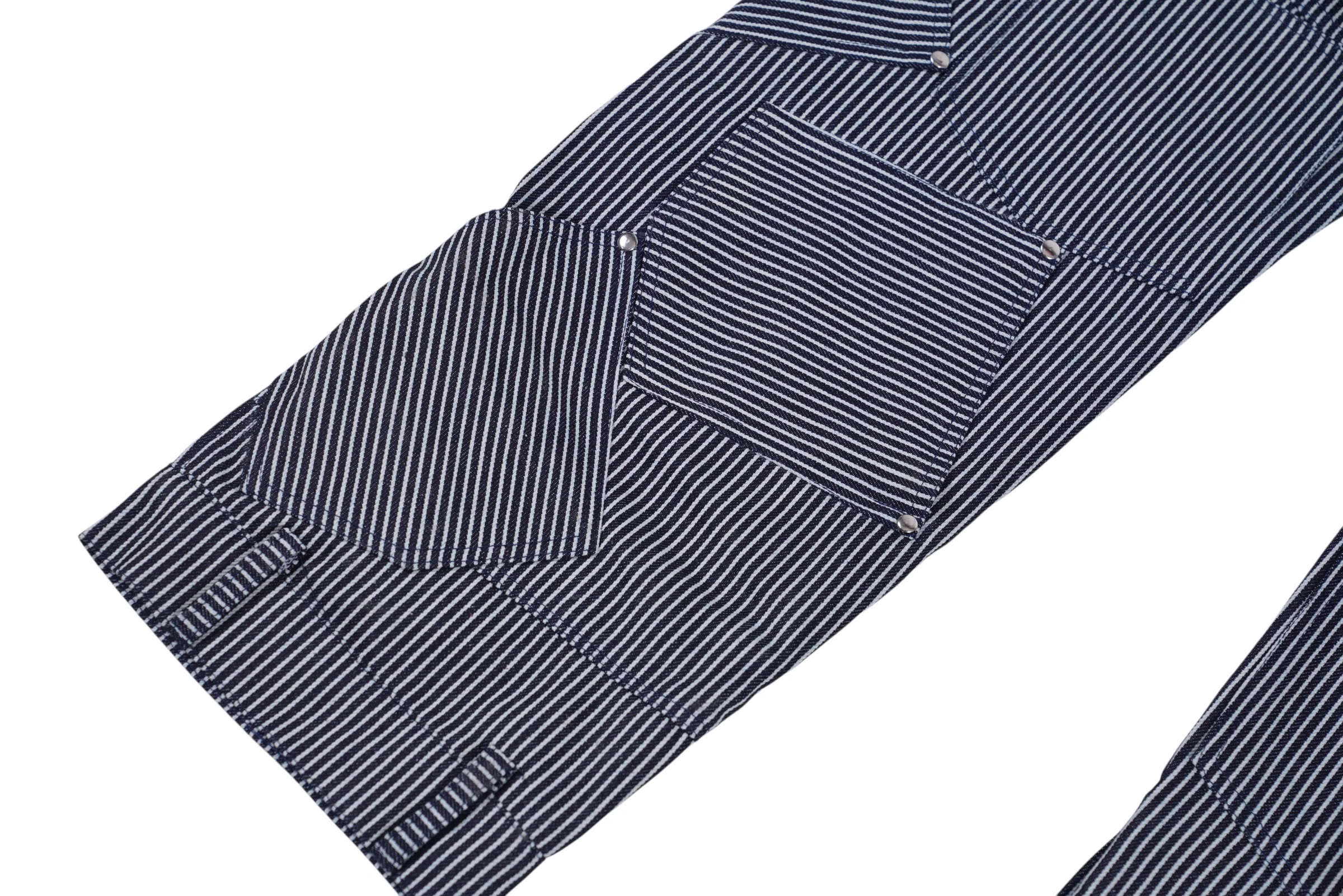 Conductor Denim Upside Down Pants (Navy) - Image 6