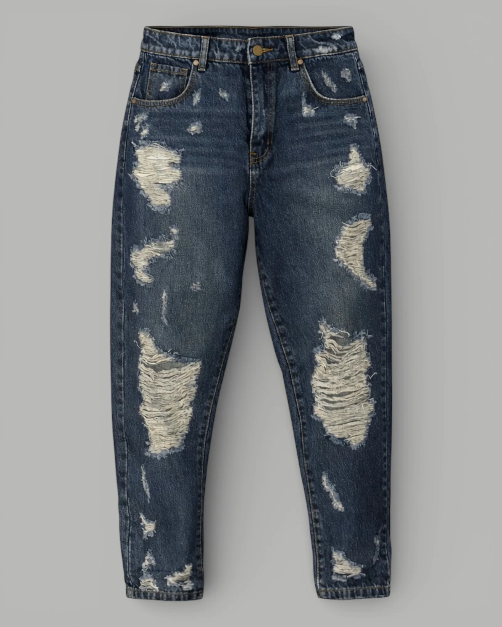 SIA HER DISTRESSED BOYFRIEND JEANS - Image 4