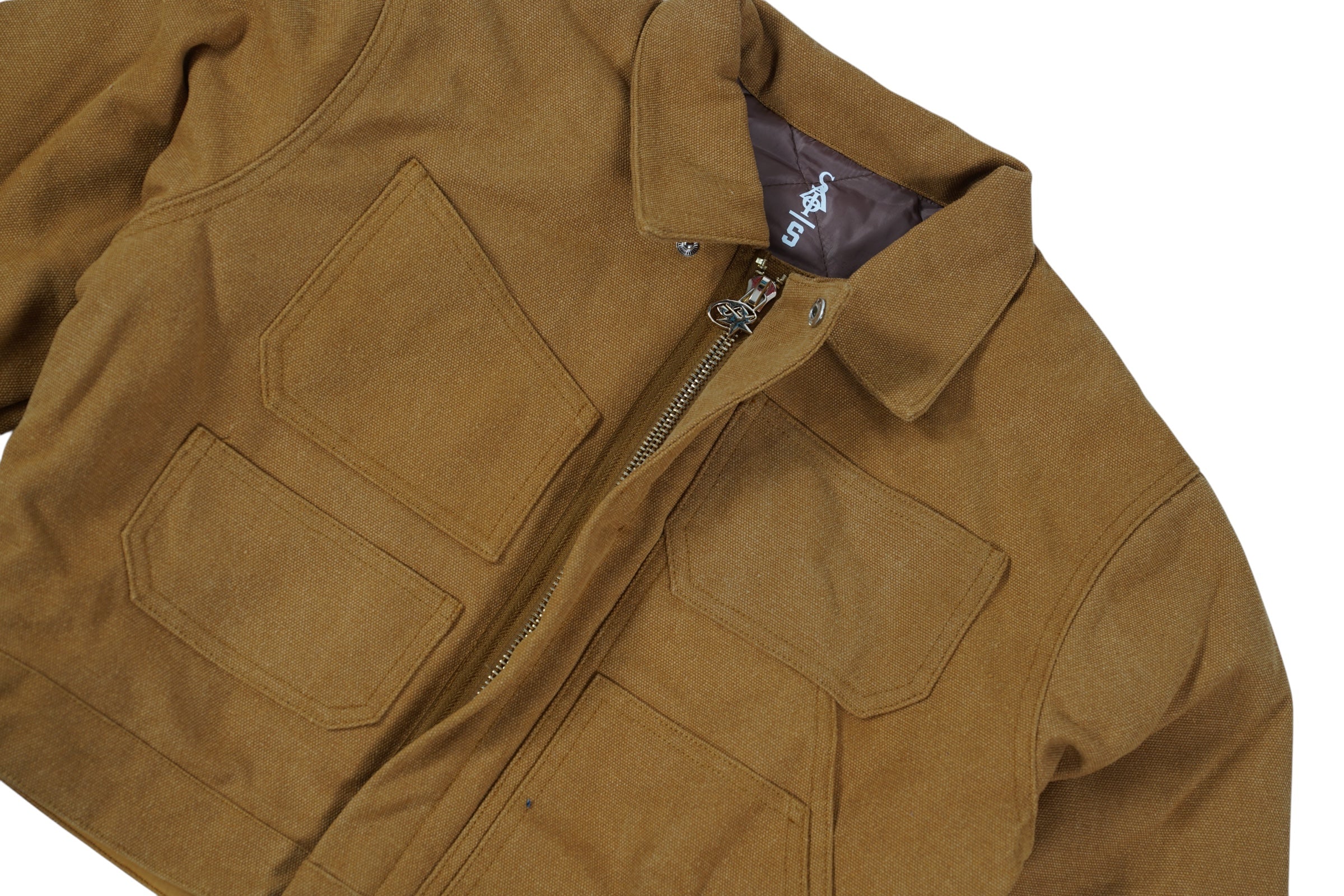 SIA HER Cropped Canvas Work Jacket - Image 3