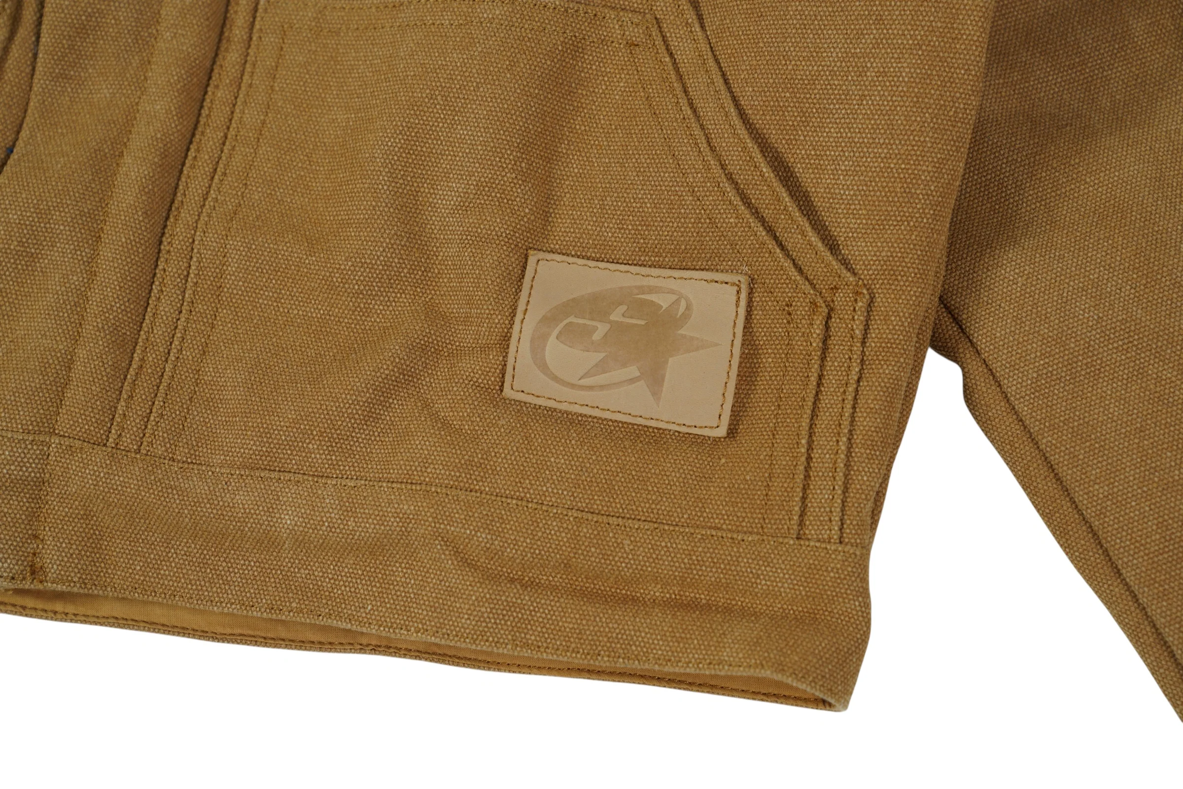 SIA HER Cropped Canvas Work Jacket - Image 4