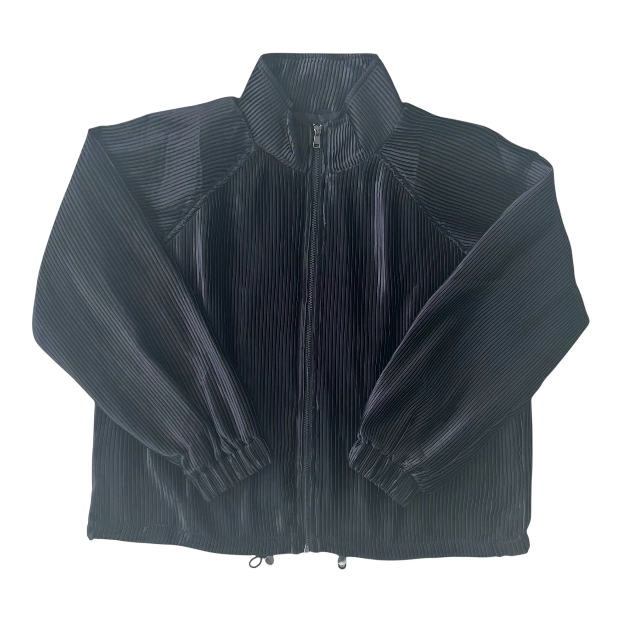 SIA HER RELAXED PLISSE JACKET (BLACK) - Image 11