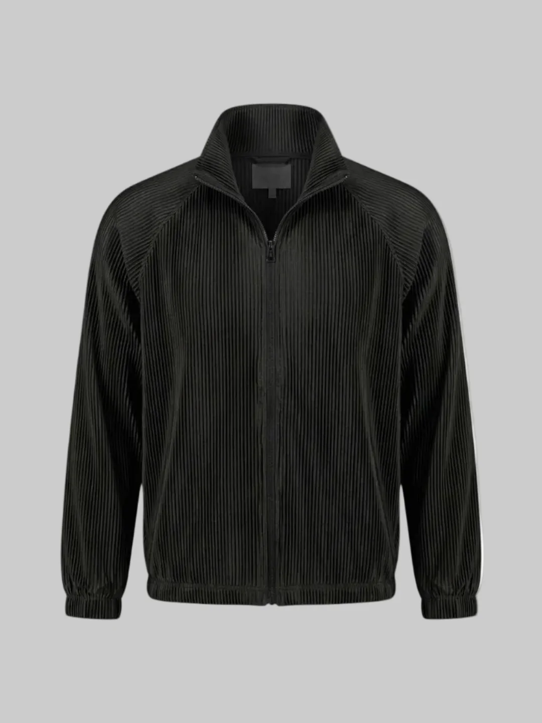 SIA HER RELAXED PLISSE JACKET (BLACK) - Image 3