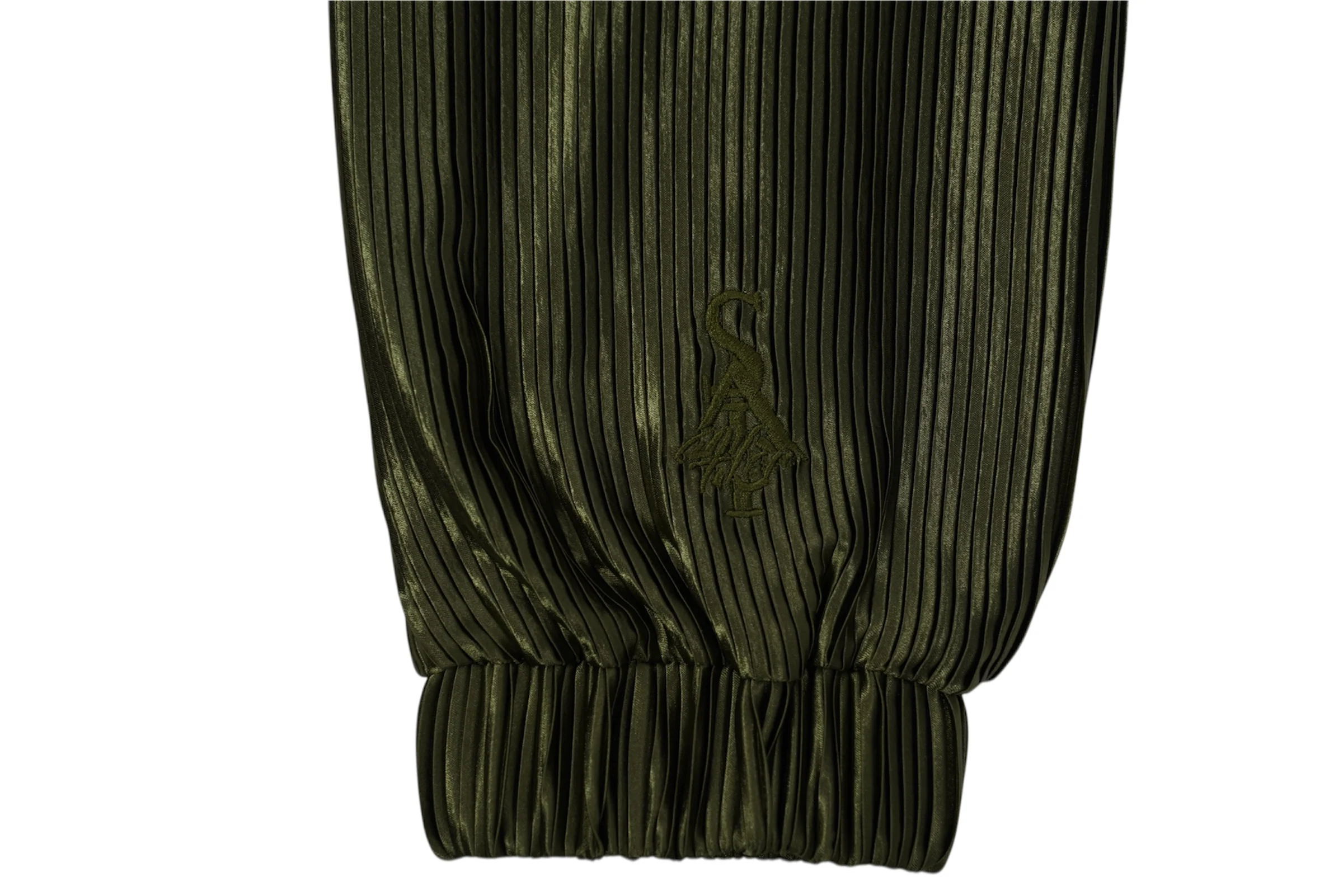 SIA HER RELAXED PLISSE JACKET (OLIVE) - Image 7