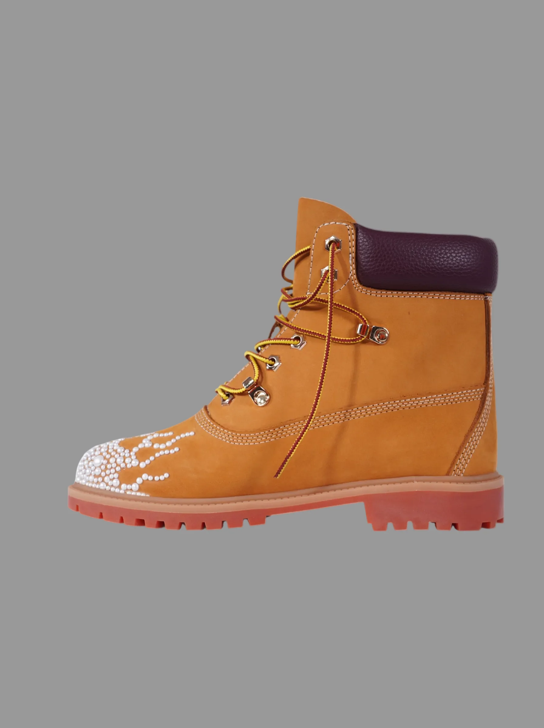 Tan Pearl Deconstruct Boots - Image 3