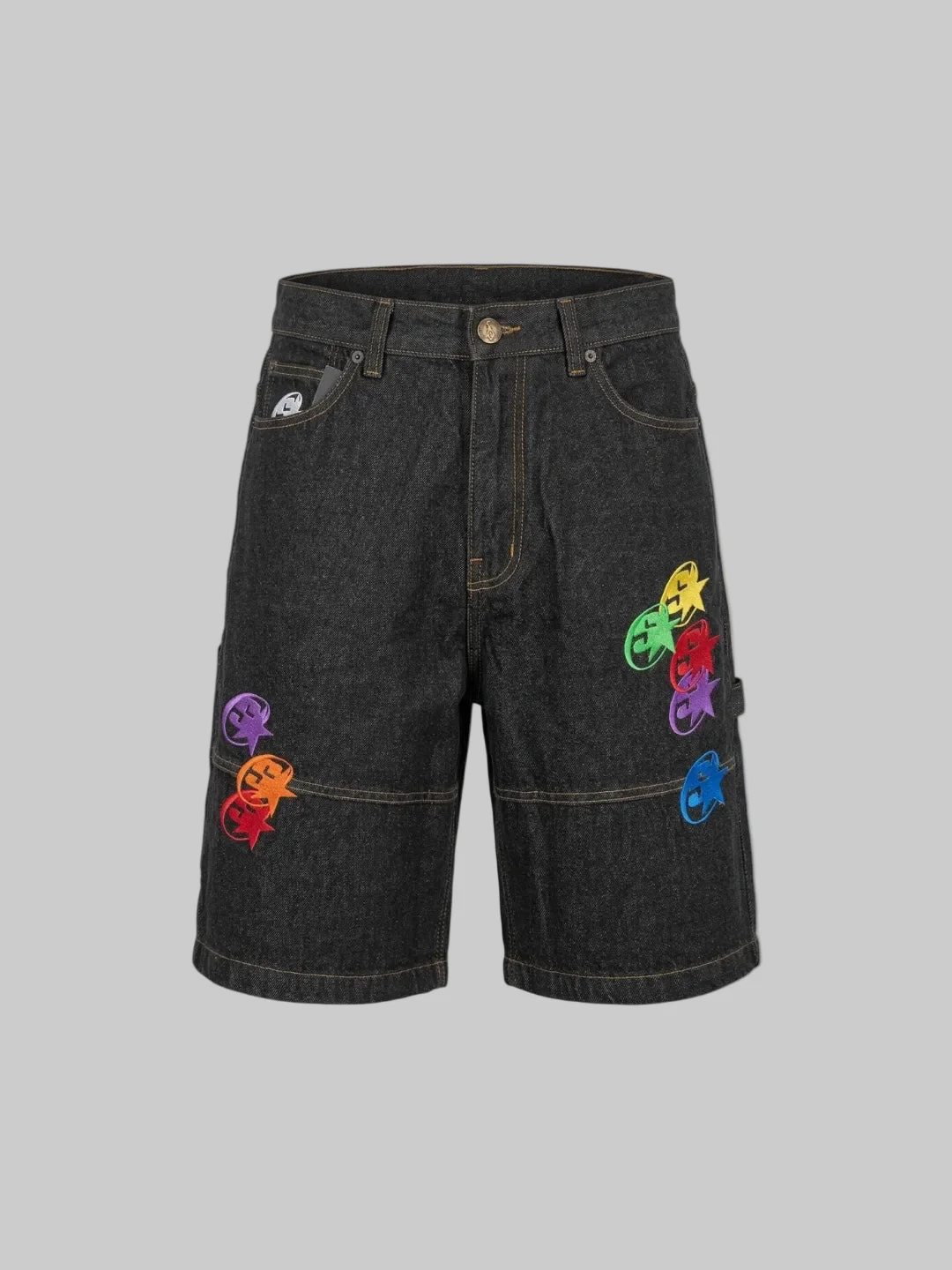 Y2K CARPENTER SHORTS (BLACK)